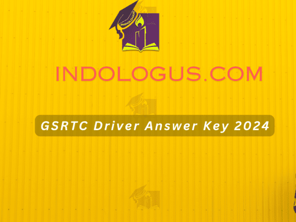 GSRTC Driver Answer Key 2024